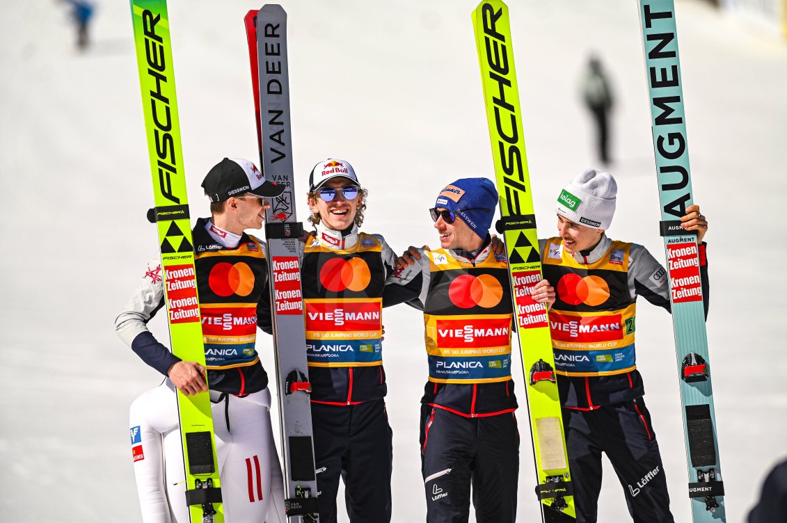 Skoki narciarskie: FIS Ski Jumping World Cup. Planica. Team Competition. - Agencja Fotograficzna